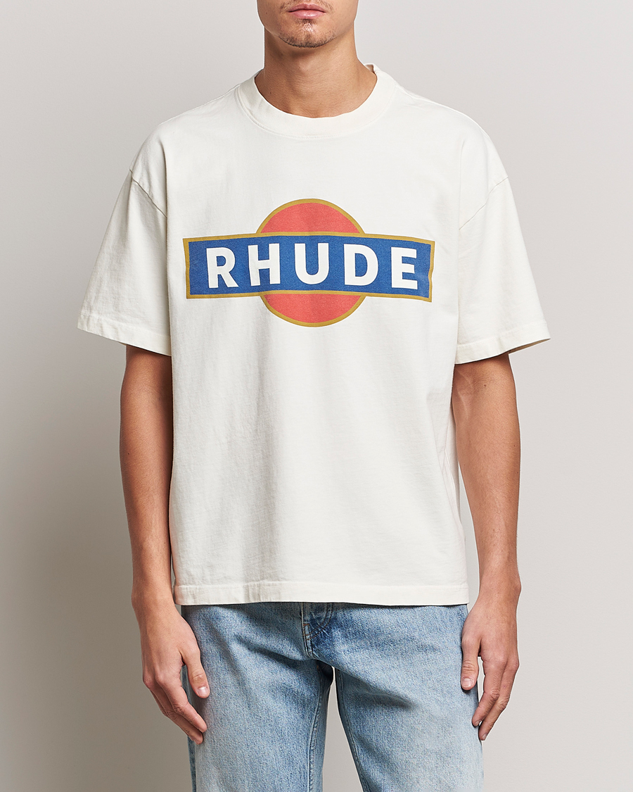 Herr | T-Shirts | Rhude | Vintage Racer T-Shirt White
