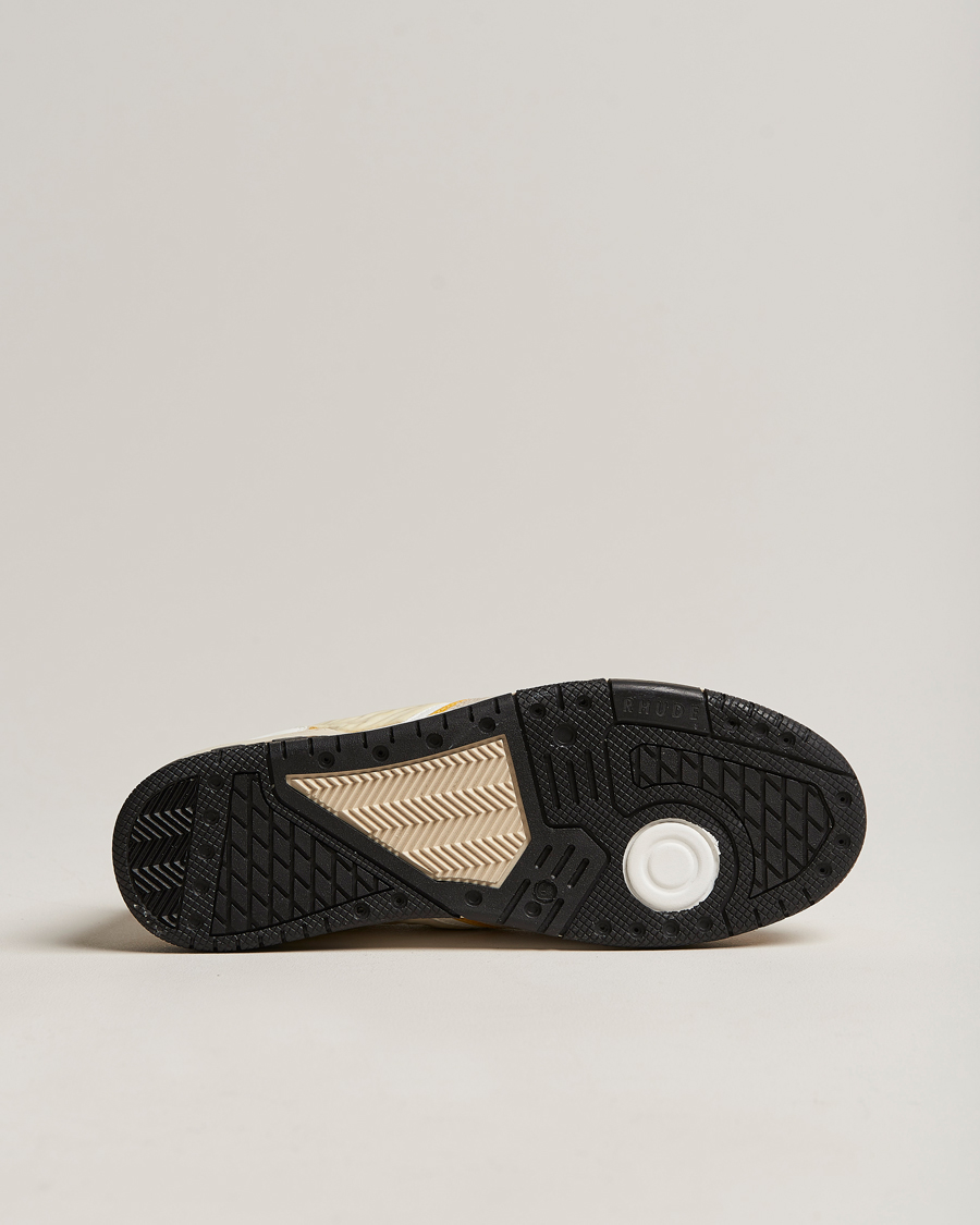 Herr | Rhude Racing Sneakers White/Beige | Rhude | Racing Sneakers White/Beige