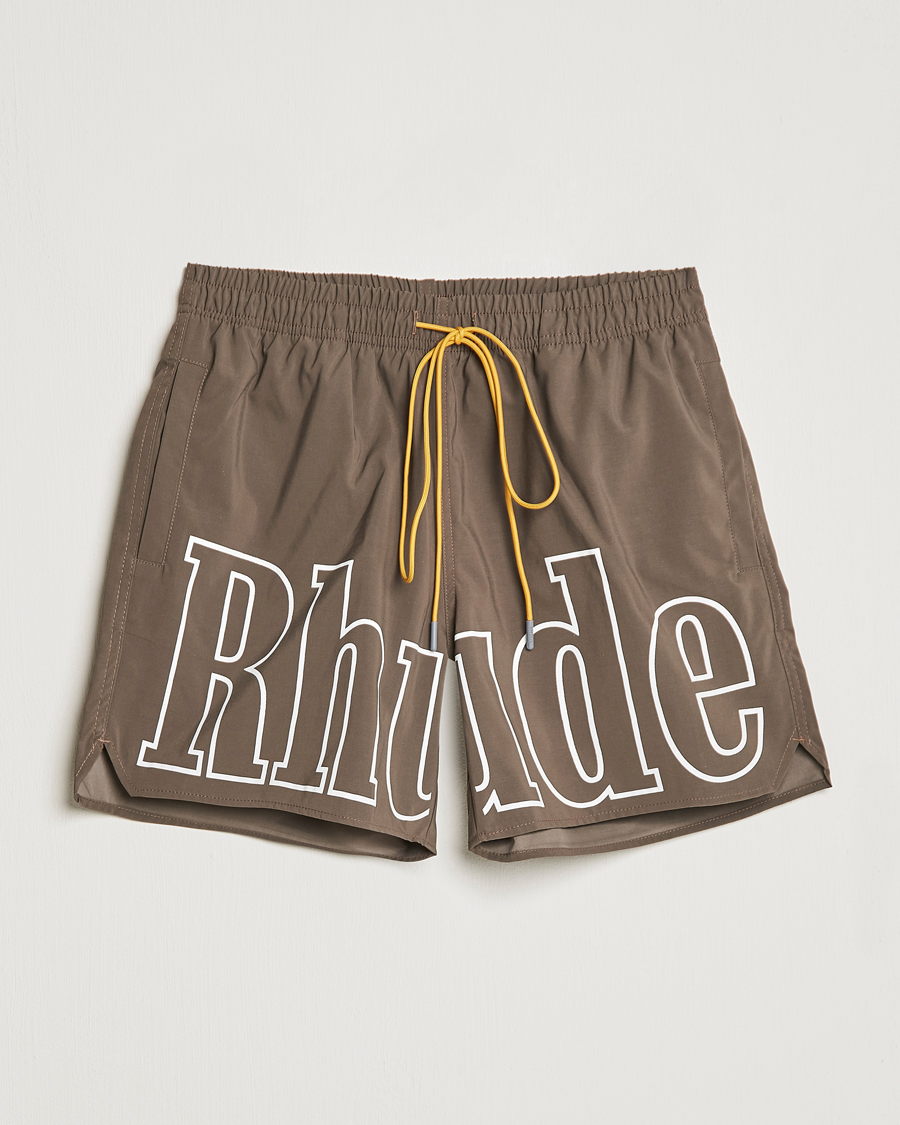 Herr | Badbyxor | Rhude | Swim Trunks Dark Grey