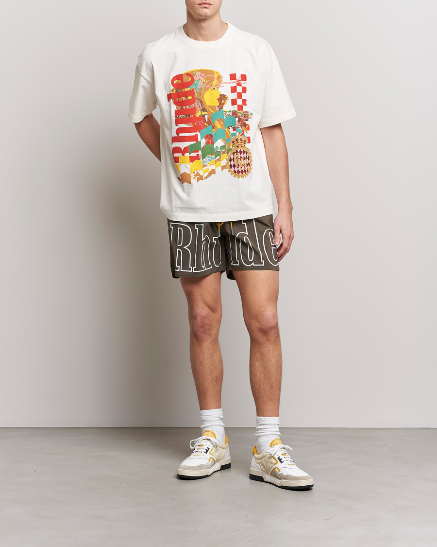 Herr | Badbyxor | Rhude | Swim Trunks Dark Grey