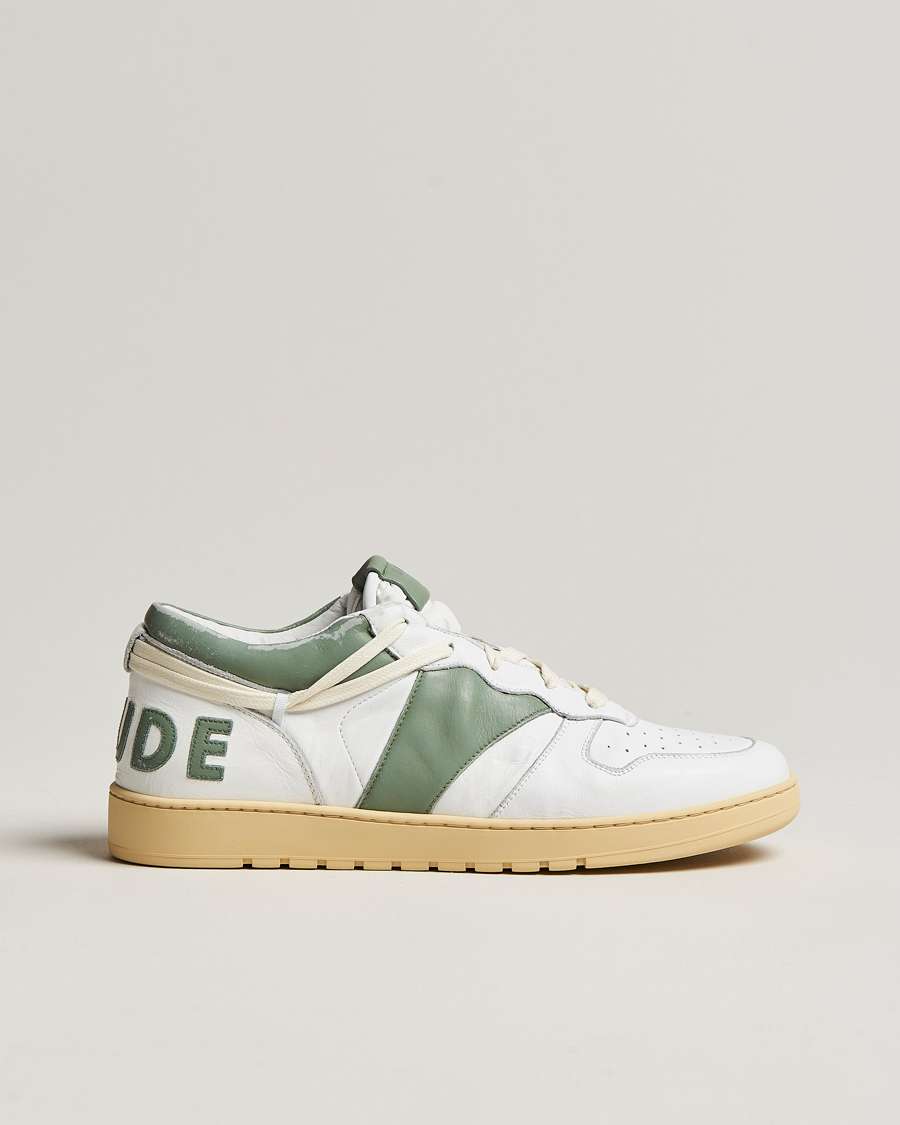 Herr | Rhude Rhecess Sneakers White/Sage | Rhude | Rhecess Sneakers White/Sage