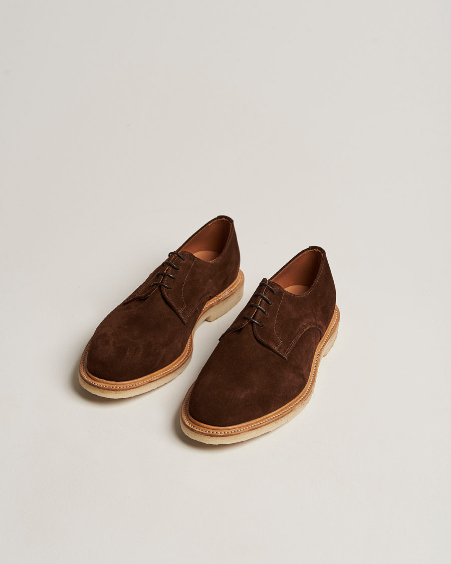 Herr | Sanders Archie Gibson Suede Derby Polo Snuff | Sanders | Archie Gibson Suede Derby Polo Snuff