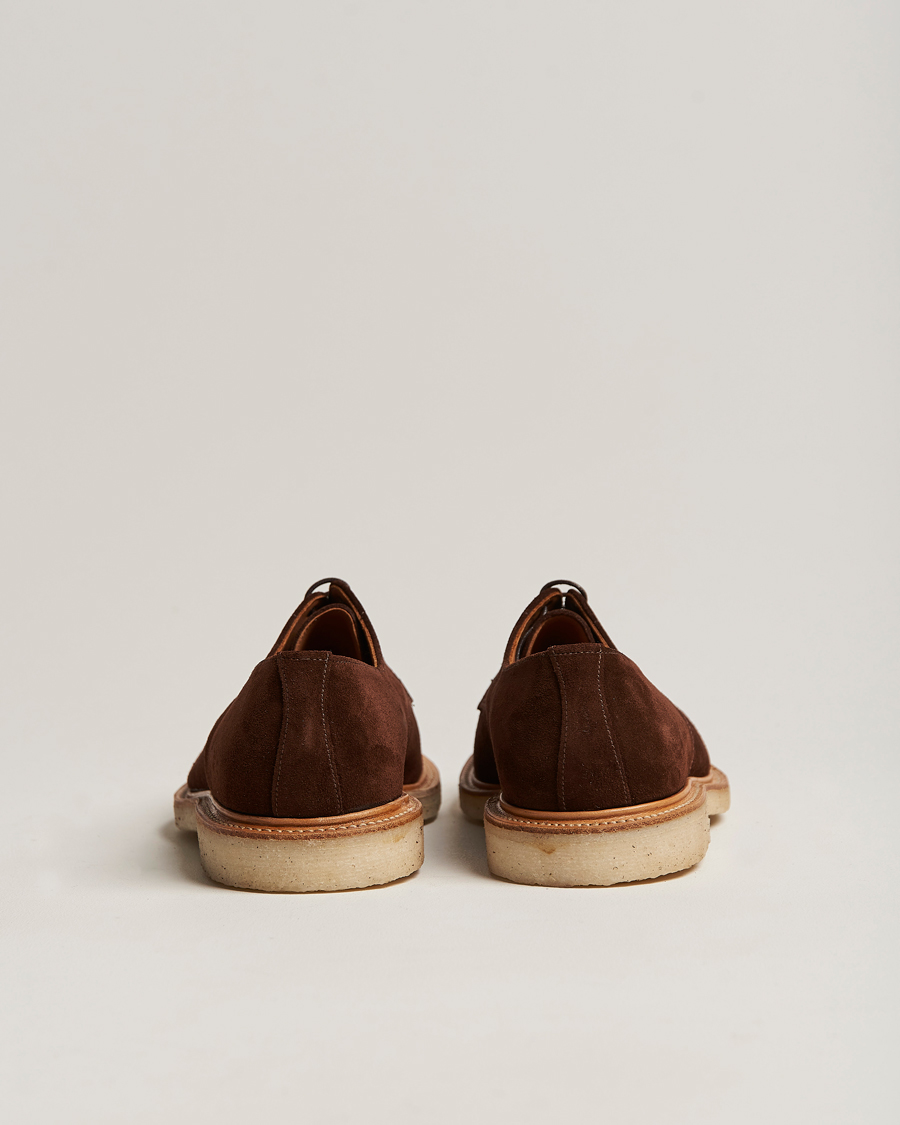 Herr | Sanders Archie Gibson Suede Derby Polo Snuff | Sanders | Archie Gibson Suede Derby Polo Snuff