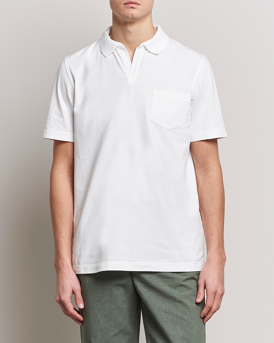 Herr |  | SEASE | Short Sleeve Jersey Polo White