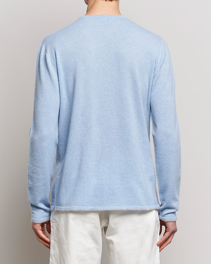 Herr | Tröjor | SEASE | Shore 2.0 Cashmere Pullover Sky Blue