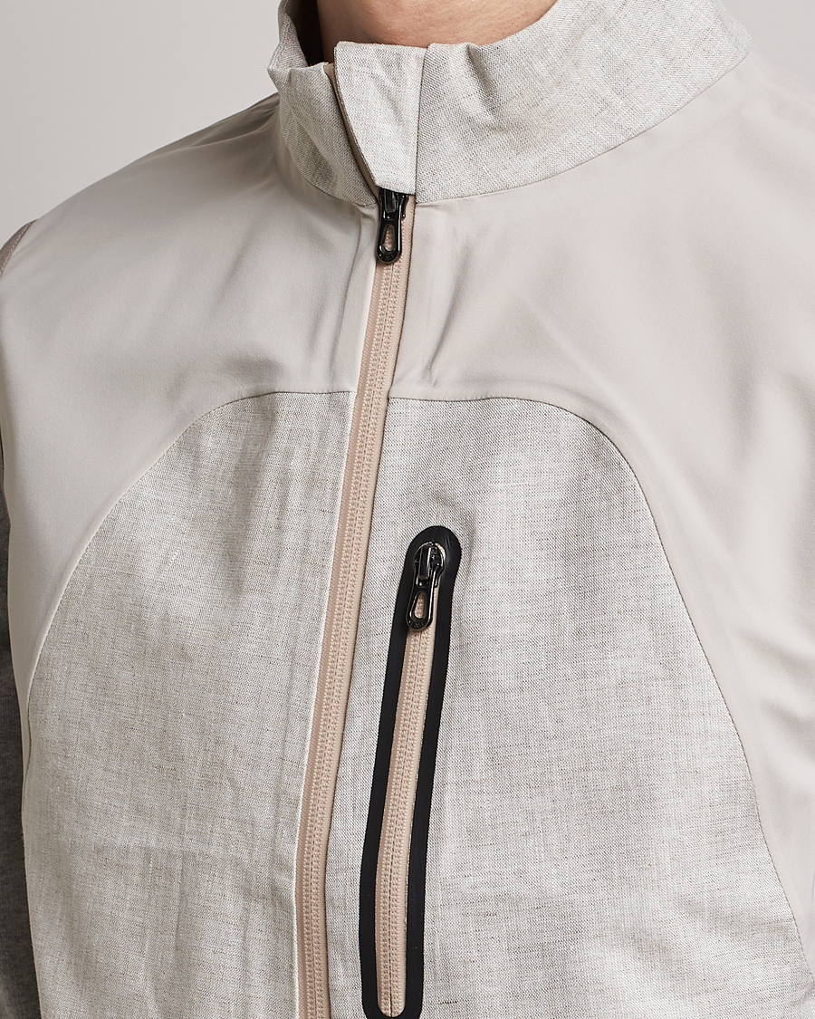 Herr | Västar | SEASE | V-8 Linen Gilet Light Beige