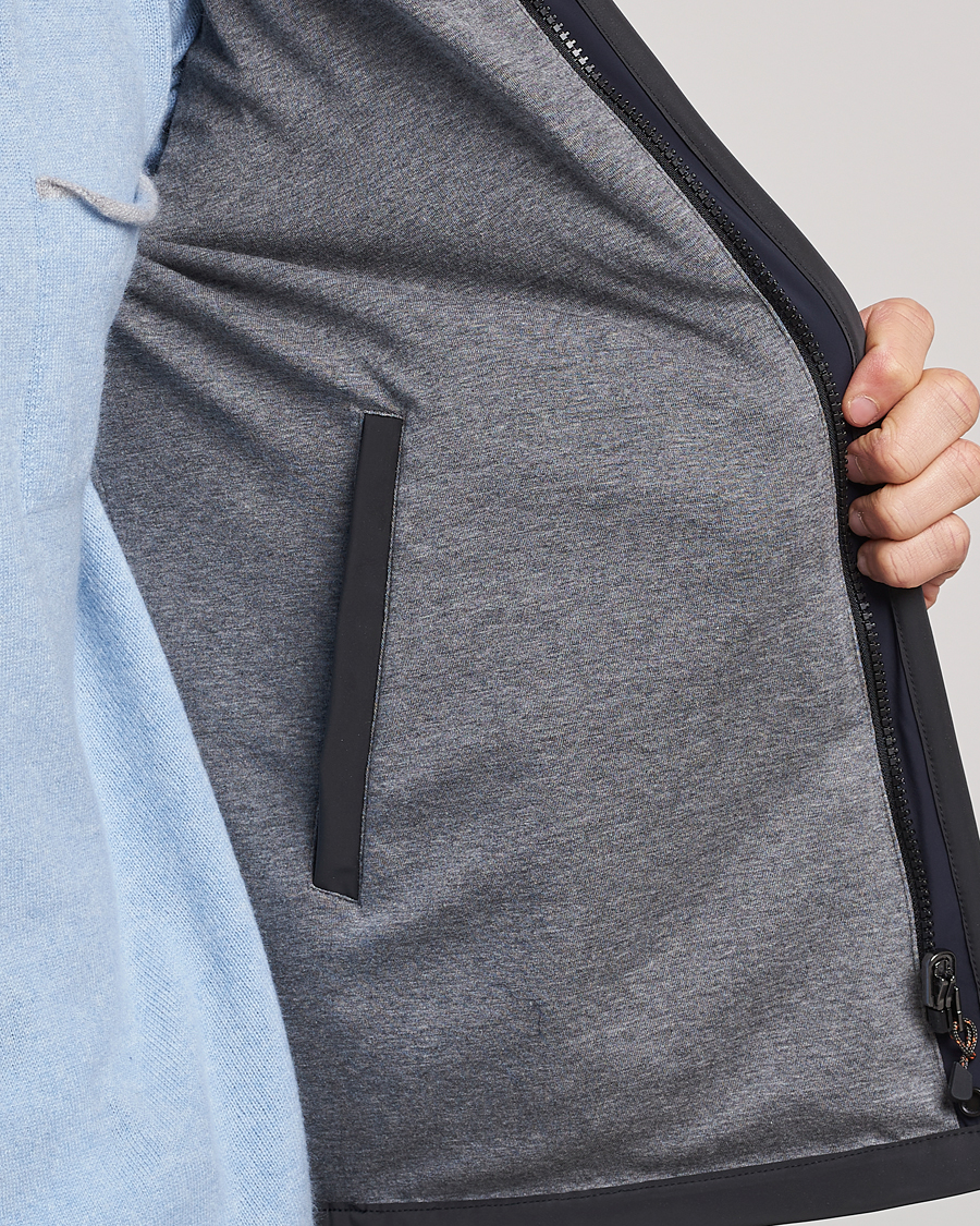 Herr | Jackor | SEASE | Reversible Stretch Nylon Jacket Navy