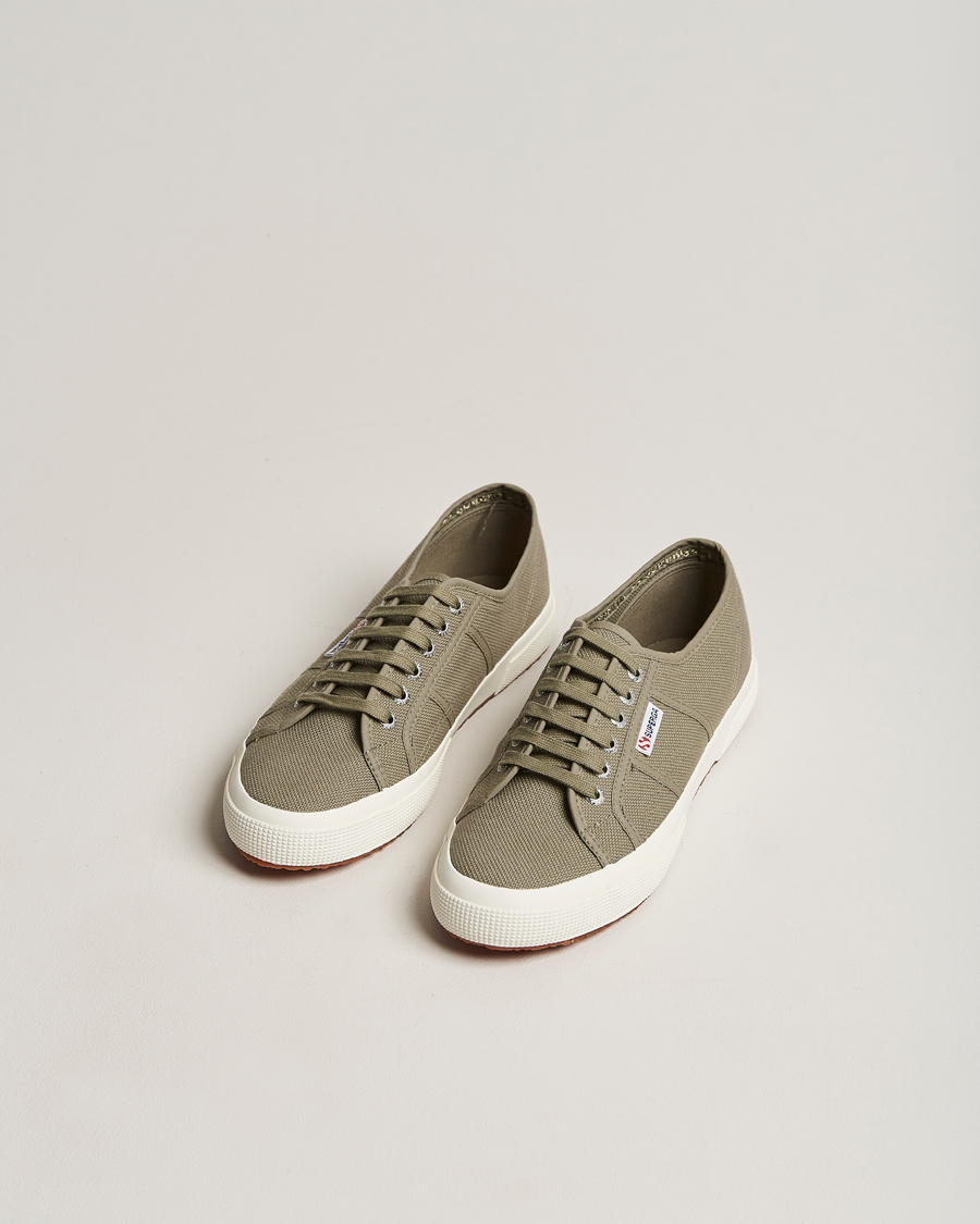 Herr | Italian Department | Superga | Canvas Sneaker Dark Green