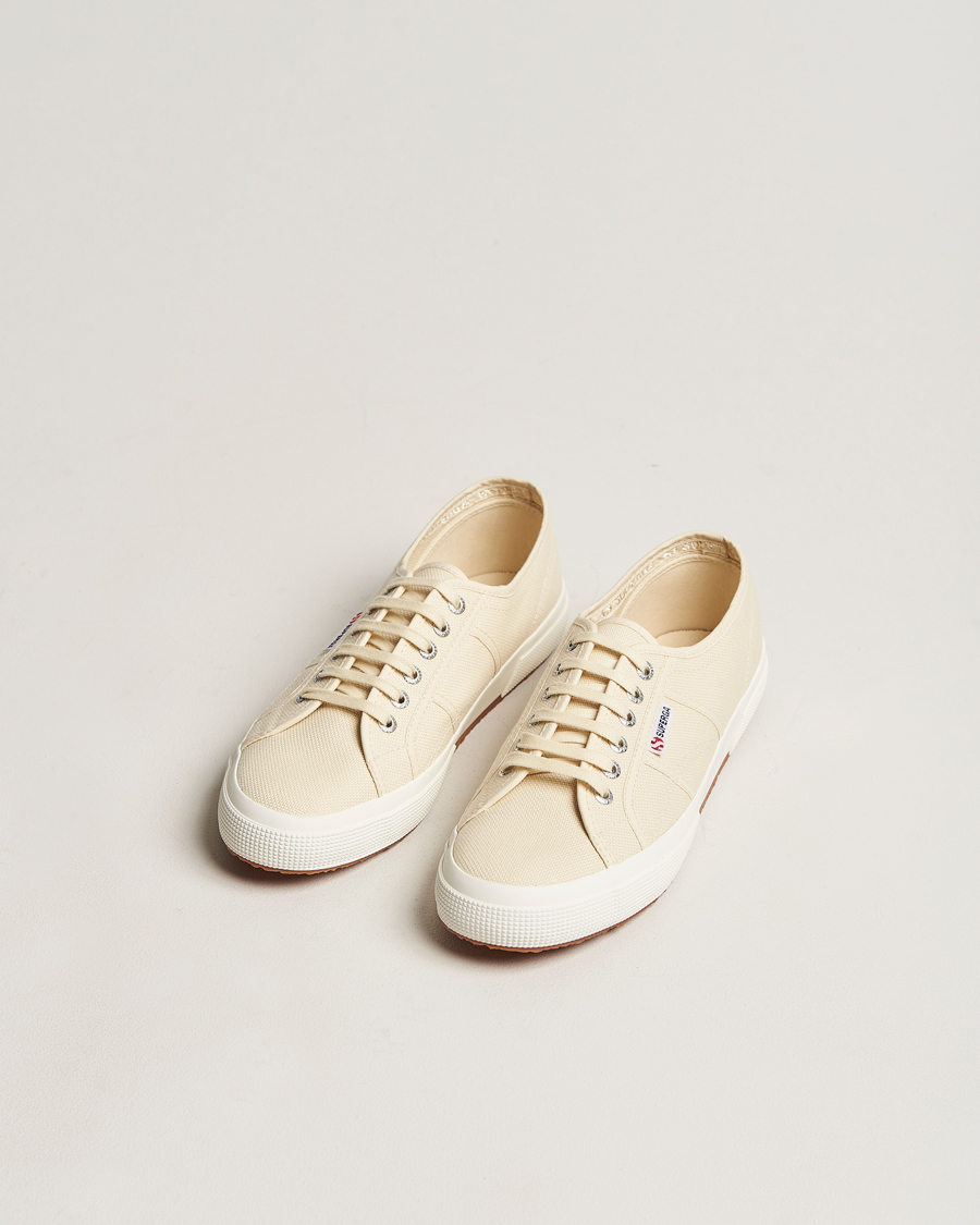 Herr | Superga Canvas Sneaker Beige Eggshell | Superga | Canvas Sneaker Beige Eggshell