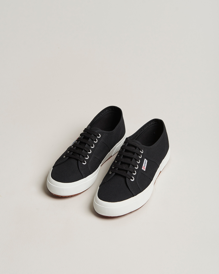 Herr | Italian Department | Superga | Canvas Sneaker Black