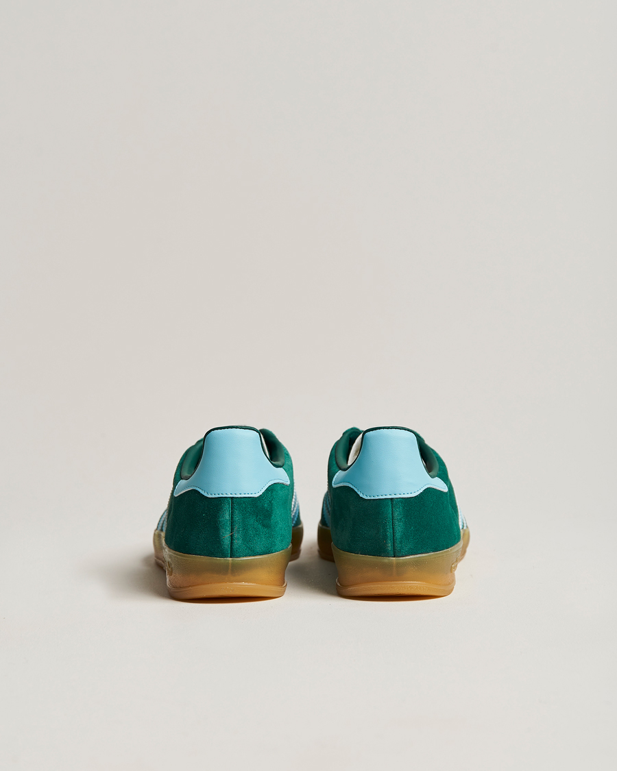 Herr | adidas Originals Gazelle Sneaker Green/Sky Blue | adidas Originals | Gazelle Sneaker Green/Sky Blue