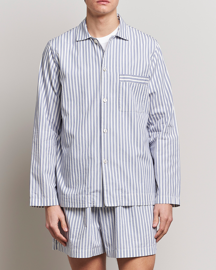 Herr | Tekla | Tekla | Poplin Pyjama Shirt Skagen Stripes