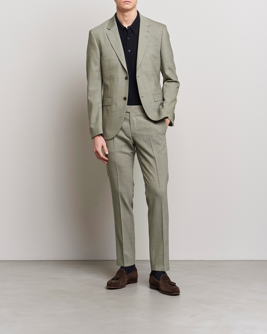 Herr | Kavajer | Tiger of Sweden | Jamonte Wool Blazer Uniform Green