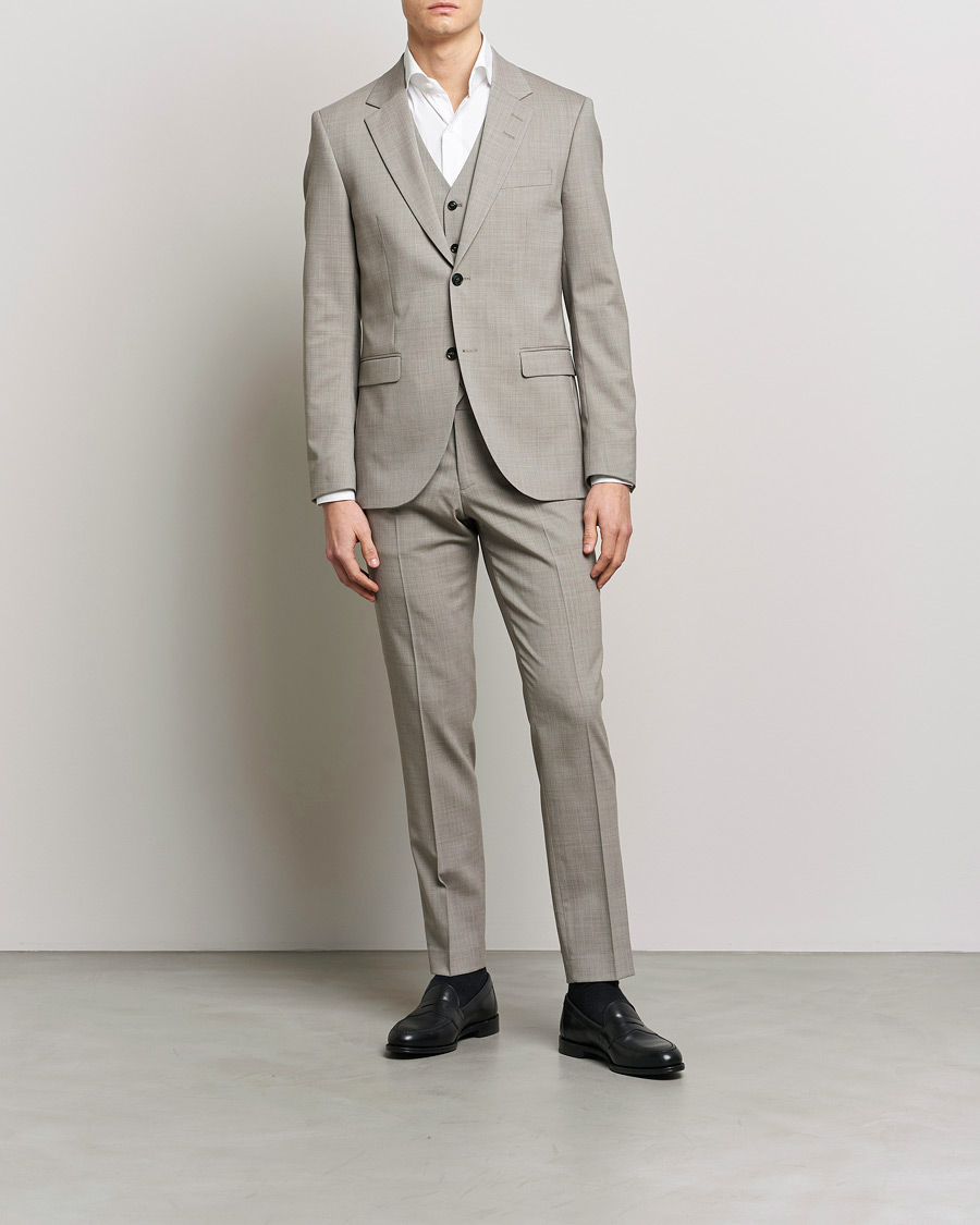 Herr | Byxor | Tiger of Sweden | Tordon Wool Trousers Irish Cream