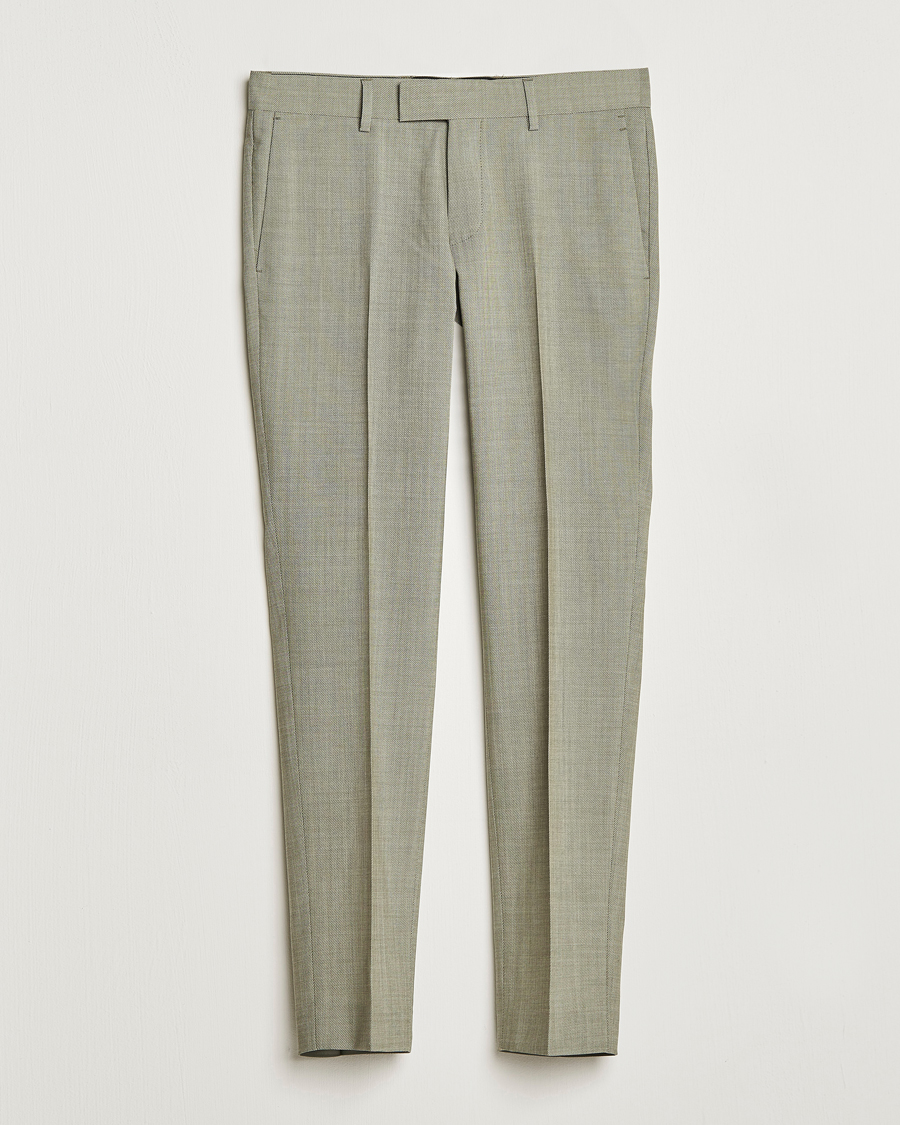 Herr | Byxor | Tiger of Sweden | Tordon Wool Trousers Uniform Green