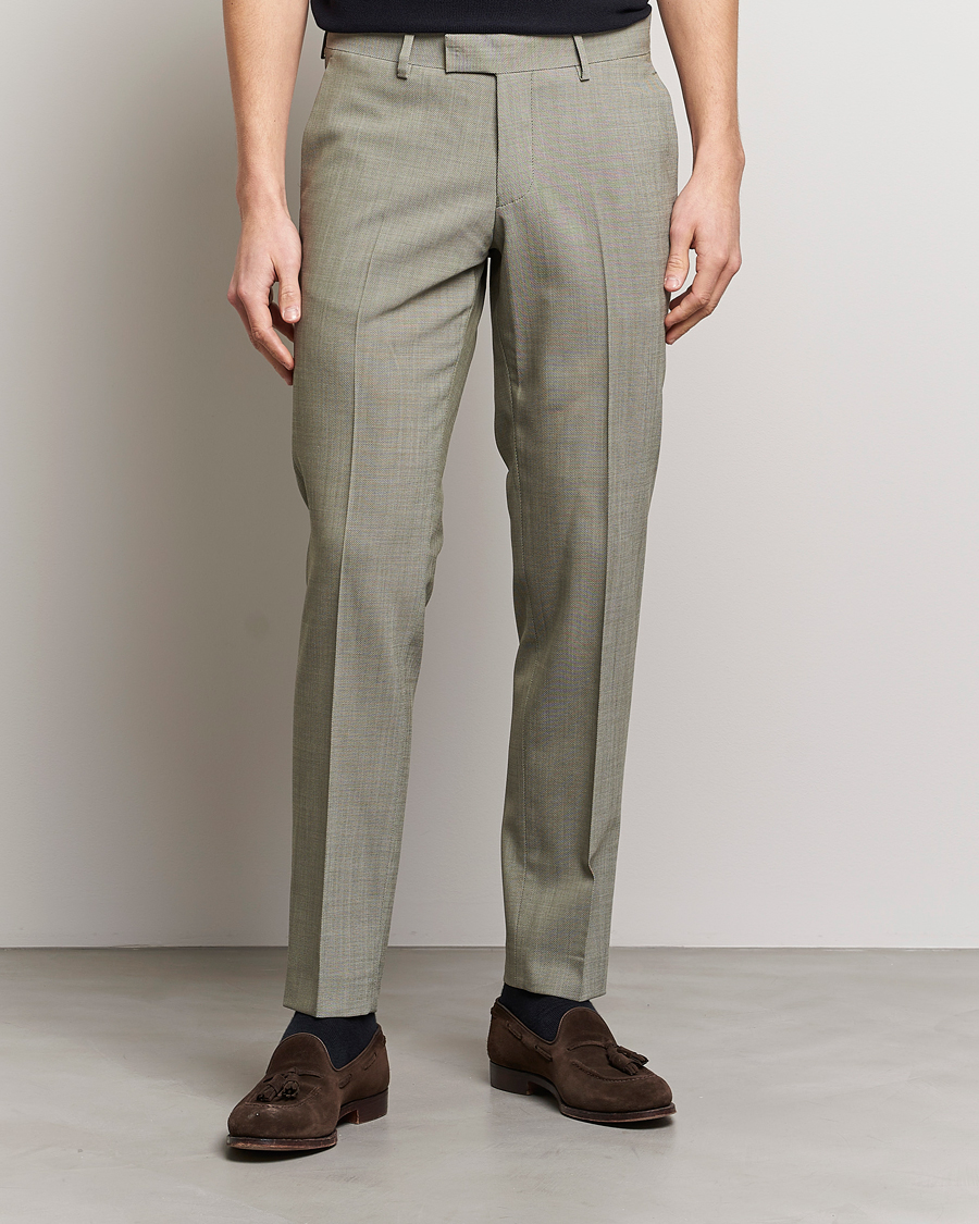 Herr | Kostymbyxor | Tiger of Sweden | Tordon Wool Trousers Uniform Green