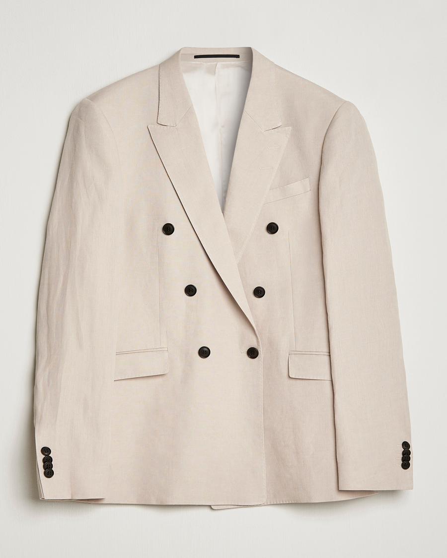 Herr | Kavajer | Tiger of Sweden | Heldin Linen Blazer Cream Sand