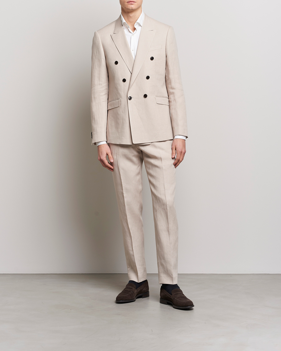 Herr | Kavajer | Tiger of Sweden | Heldin Linen Blazer Cream Sand