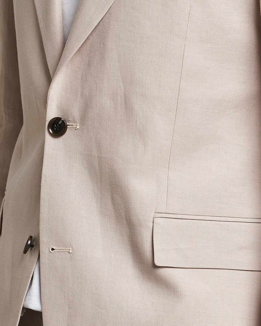 Herr | Kavajer | Tiger of Sweden | Justin Linen Blazer Cream Sand
