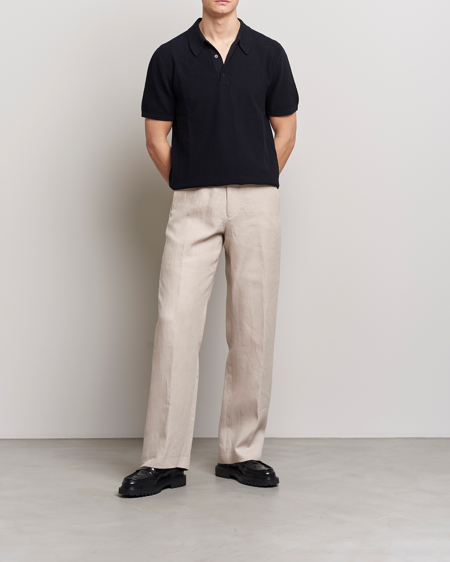 Herr | Byxor | Tiger of Sweden | Tayson Linen Trousers Cream Sand