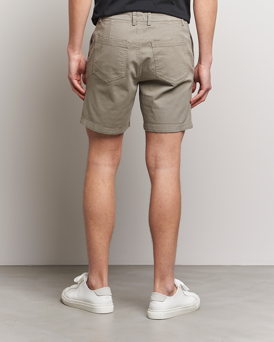 Herr | Shorts | Tiger of Sweden | Caid Cotton Shorts Dusty Green