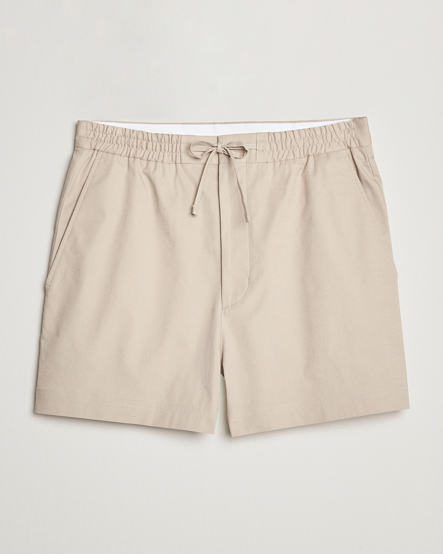 Herr | Shorts | Tiger of Sweden | Birch Linen Shorts Cream Sand