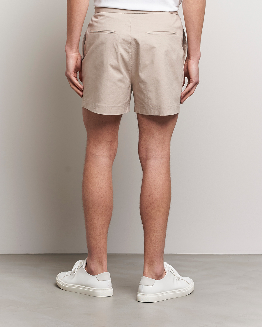 Herr | Shorts | Tiger of Sweden | Birch Linen Shorts Cream Sand