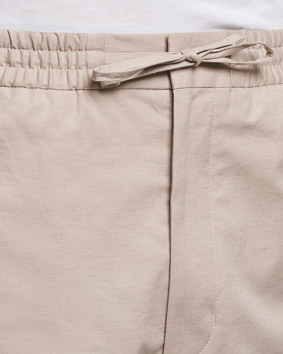 Herr | Shorts | Tiger of Sweden | Birch Linen Shorts Cream Sand