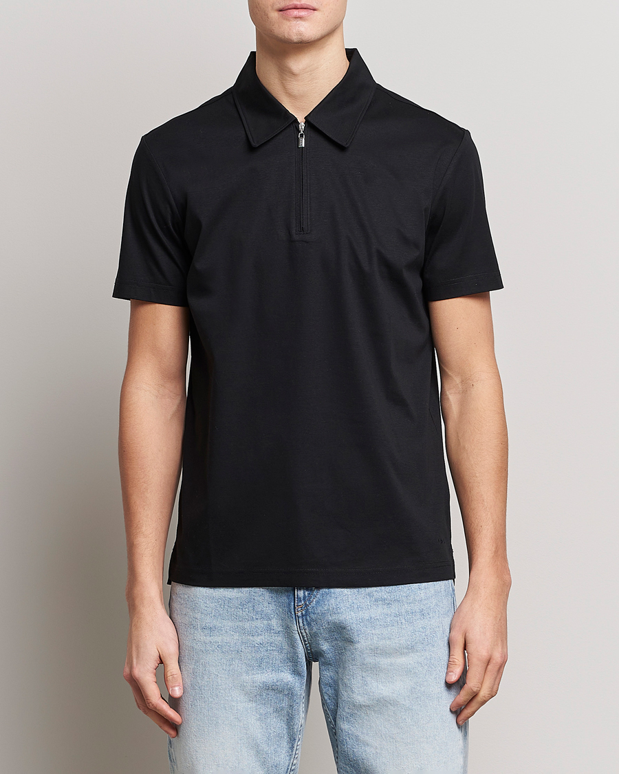 Herr | Skjortor | Tiger of Sweden | Laron Mercerized Cotton Shirt Black