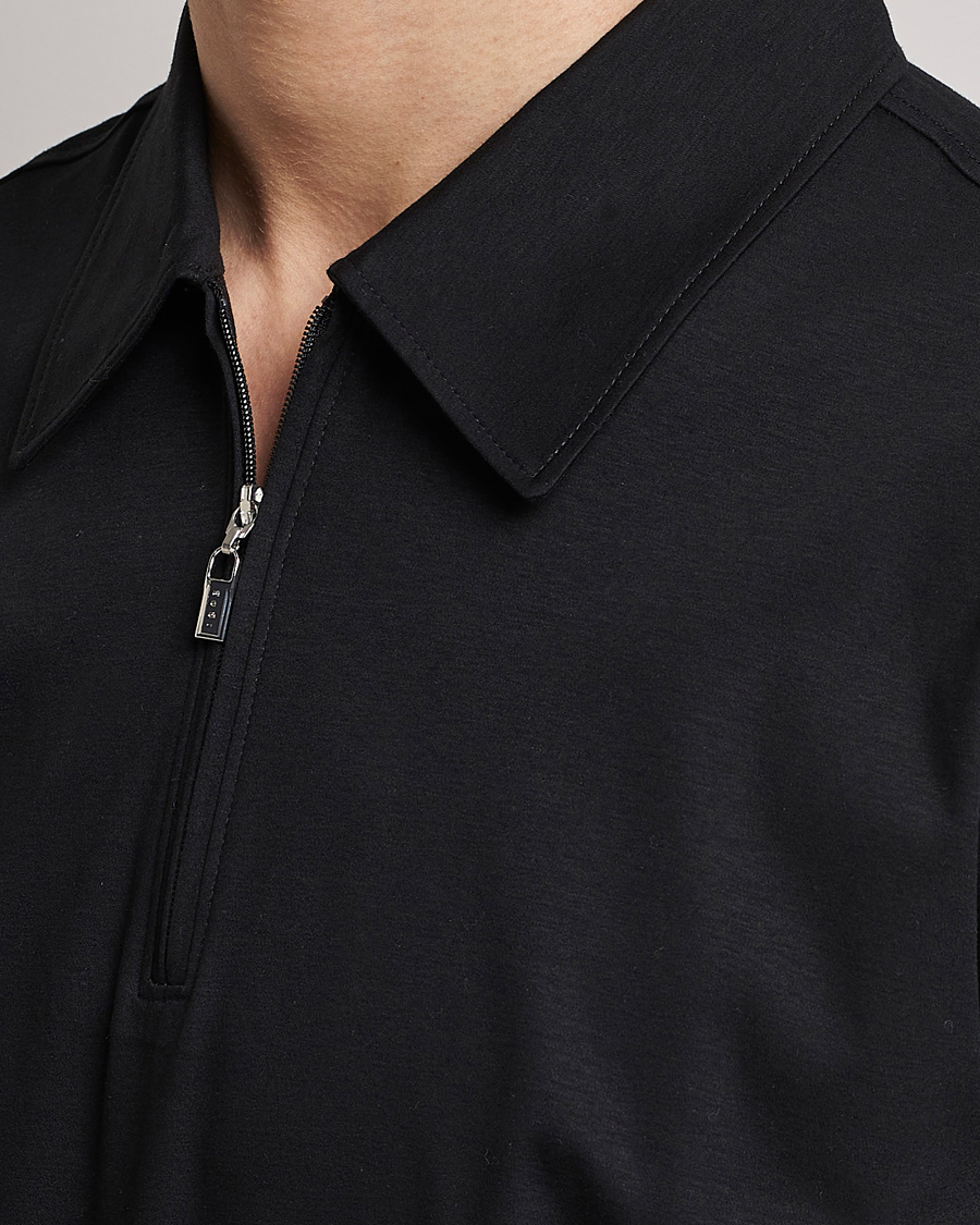 Herr | Skjortor | Tiger of Sweden | Laron Mercerized Cotton Shirt Black
