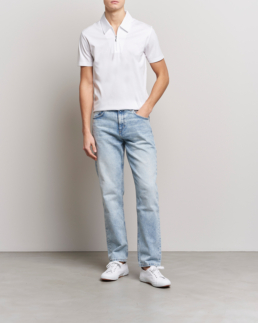 Herr | Skjortor | Tiger of Sweden | Laron Mercerized Cotton Shirt Pure White