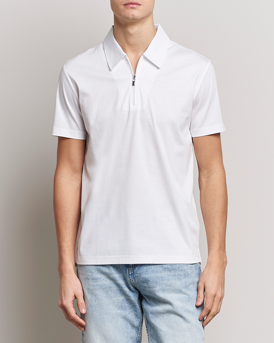 Herr | Skjortor | Tiger of Sweden | Laron Mercerized Cotton Shirt Pure White