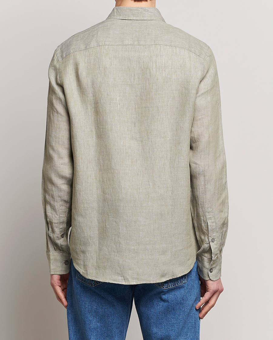 Herr | Skjortor | Tiger of Sweden | Sankt Linen Shirt Shadow