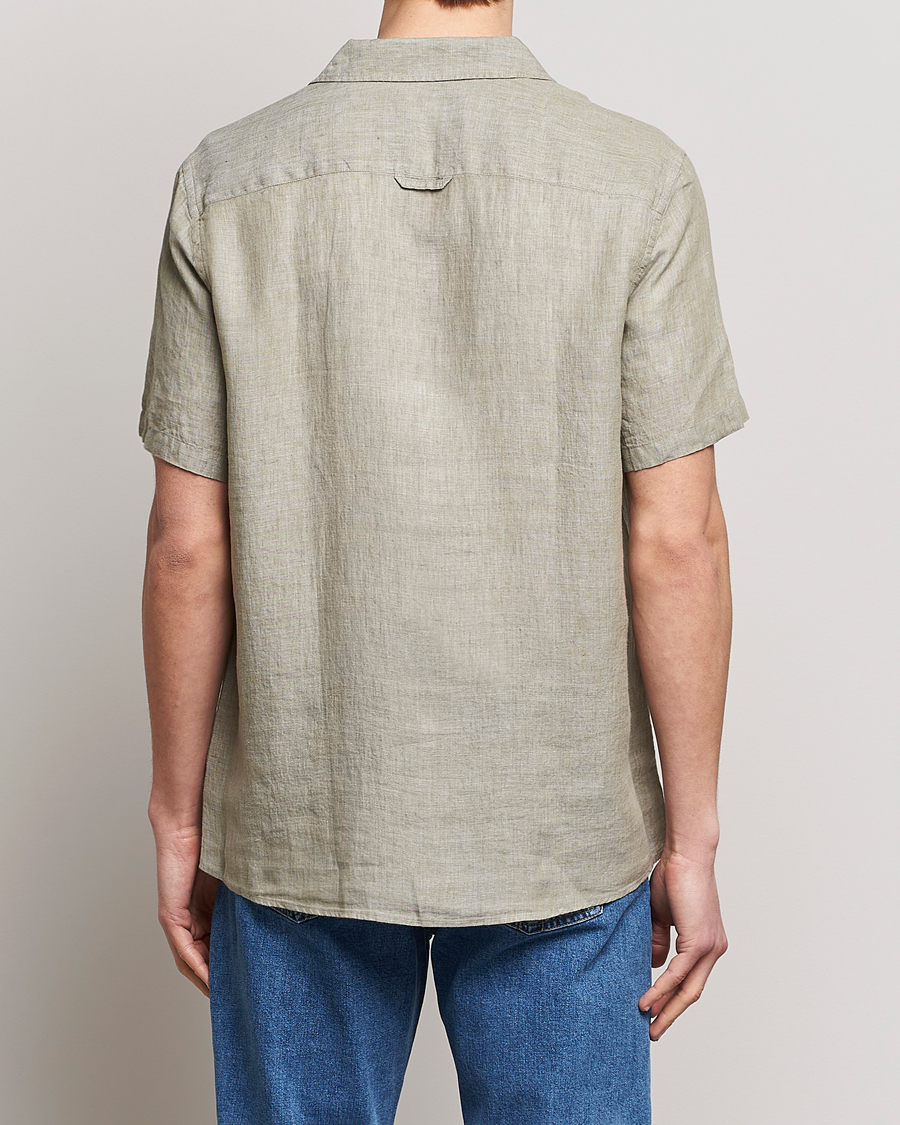 Herr | Skjortor | Tiger of Sweden | Riccerdo Linen Shirt Shadow