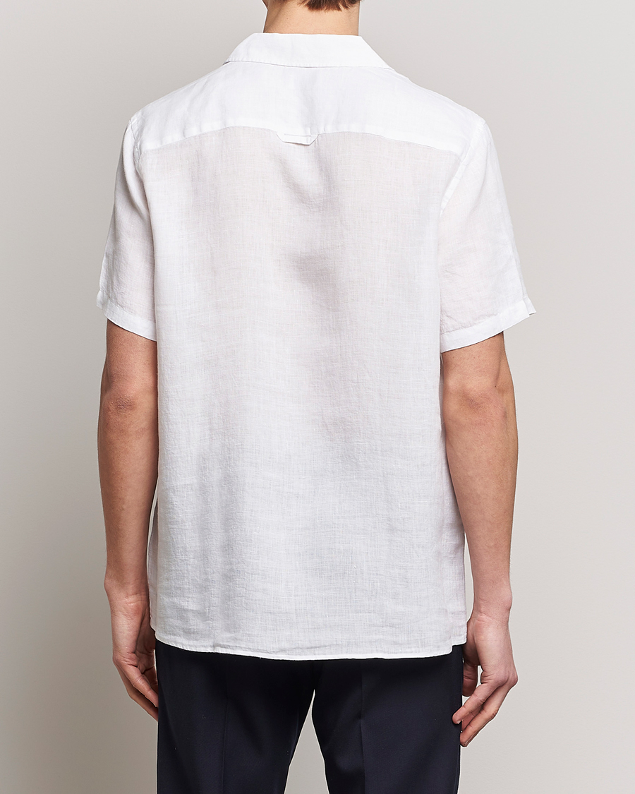 Herr | Skjortor | Tiger of Sweden | Riccerdo Linen Shirt Pure White