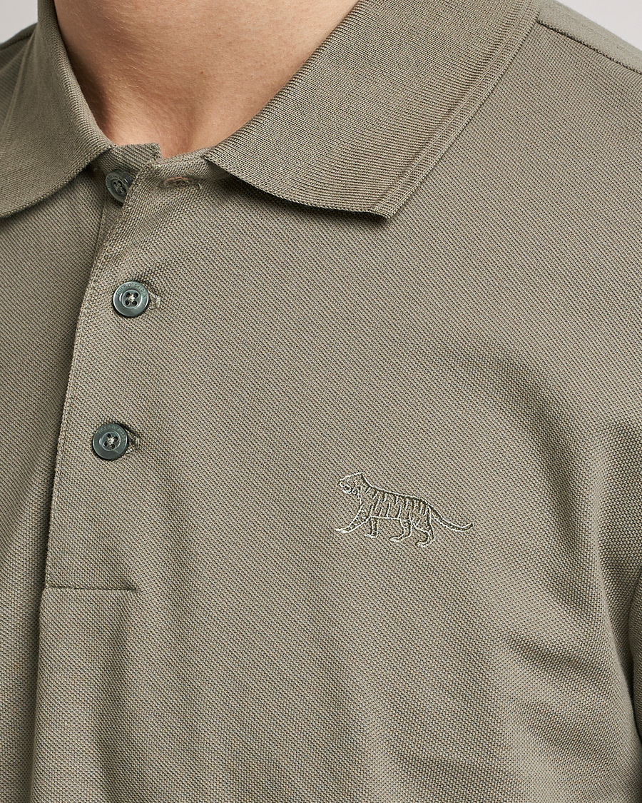 Herr | Pikéer | Tiger of Sweden | Diaros Cotton Pique Light Khaki