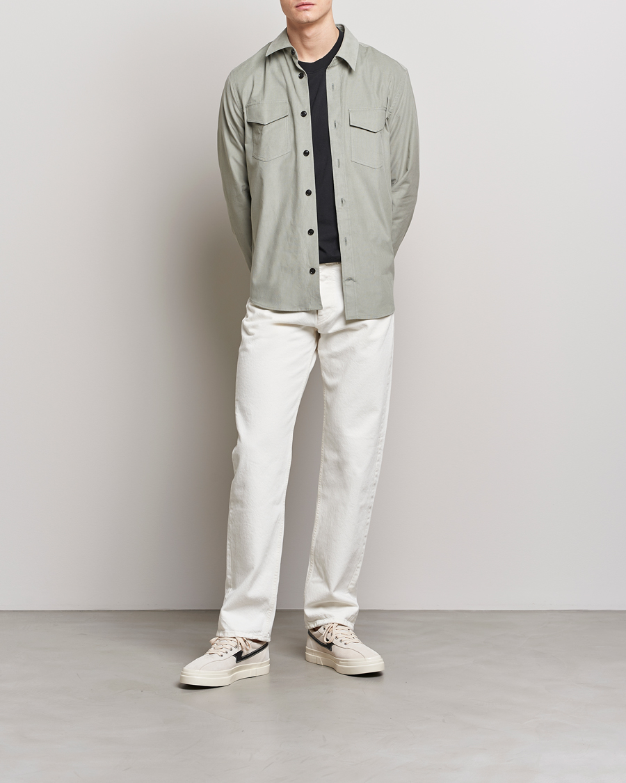 Herr | Skjortor | Tiger of Sweden | Arnou Cotton Overshirt Shadow
