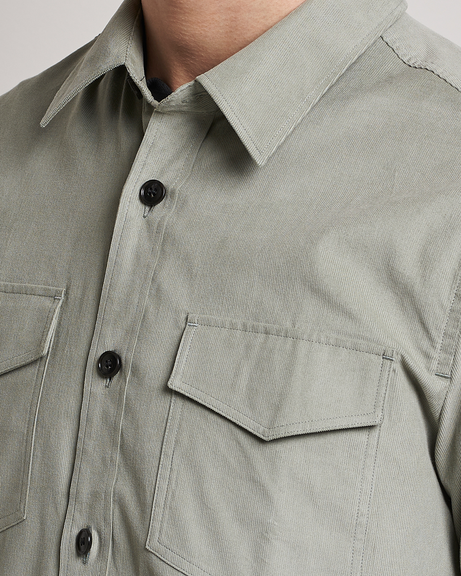 Herr | Skjortor | Tiger of Sweden | Arnou Cotton Overshirt Shadow