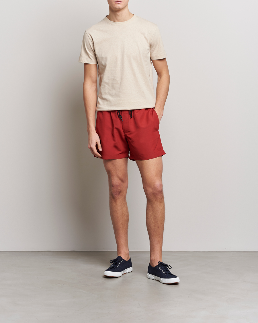 Herr | T-Shirts | Tiger of Sweden | Dillan Linen Cotton T-Shirt Cream Sand