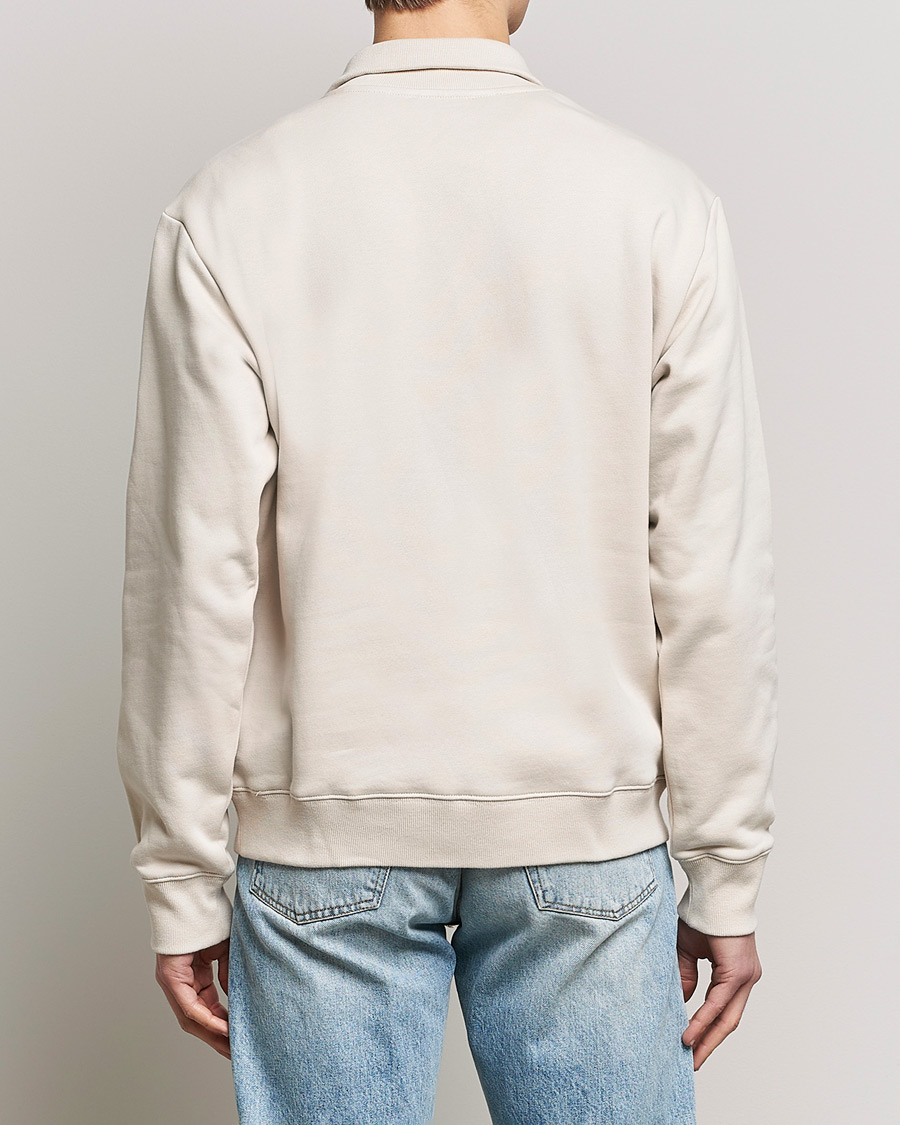Herr | Tröjor | Tiger of Sweden | Marlon Half Zip Sweater Light Ivory