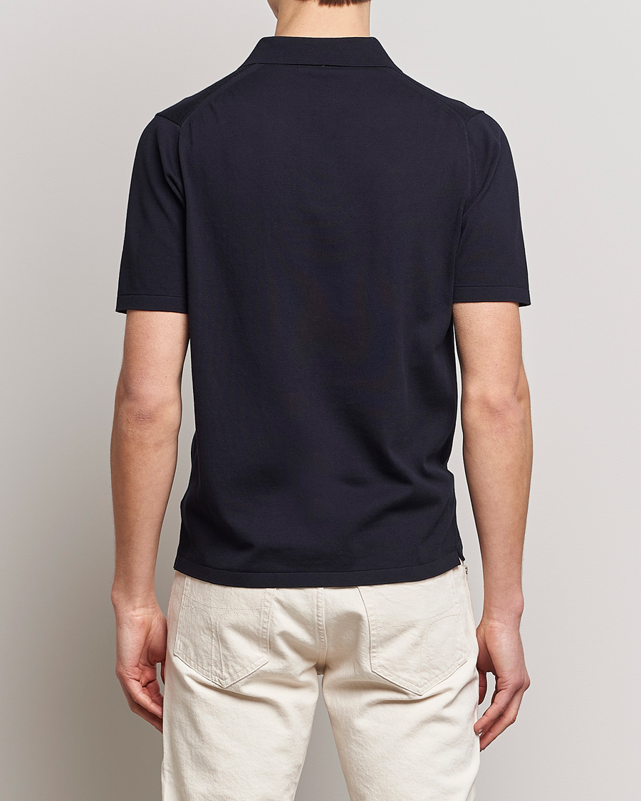 Herr | Pikéer | Tiger of Sweden | Orbit Cotton Half Zip Light Ink