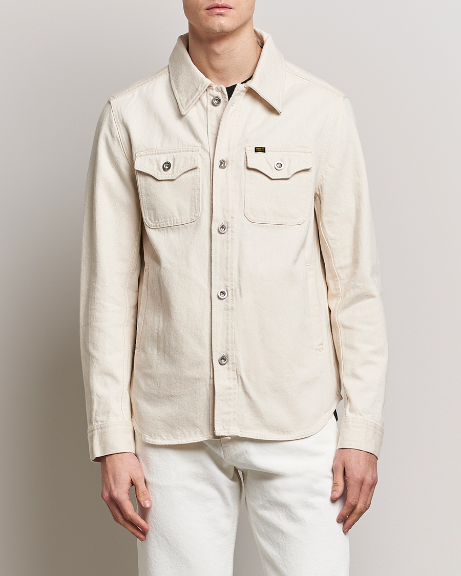 Herr | Jackor | Tiger of Sweden | Get Denim Jacket Ecru denim