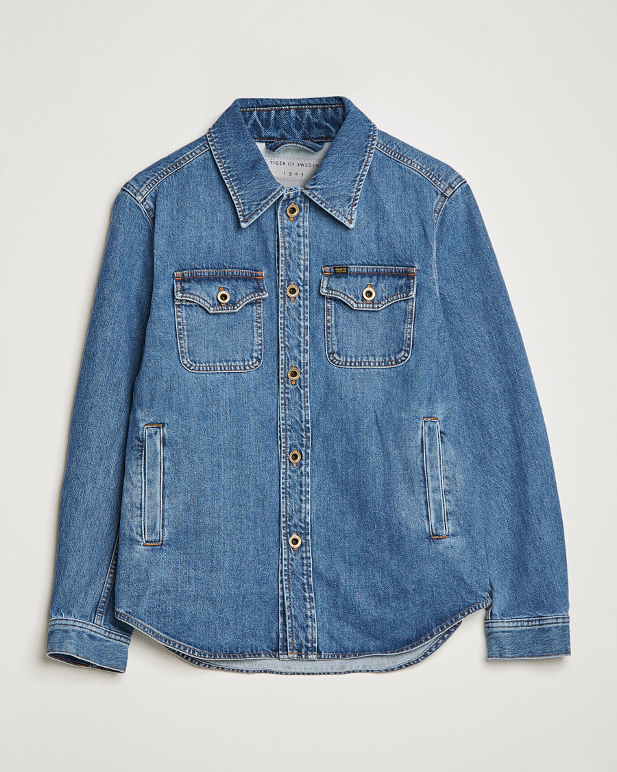 Herr | Jackor | Tiger of Sweden | Get Denim Jacket Medium Blue
