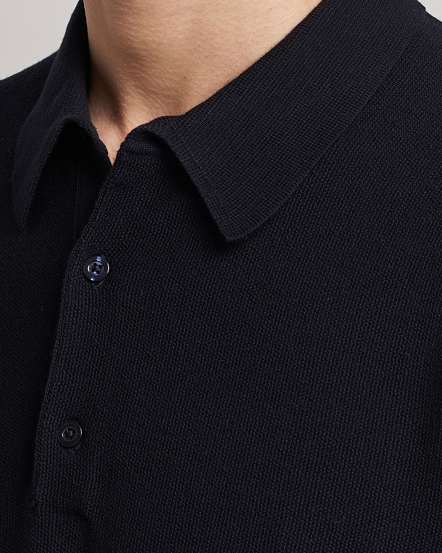 Herr | Tröjor | Tiger of Sweden | Jenkim Knitted Pique Dark Ink