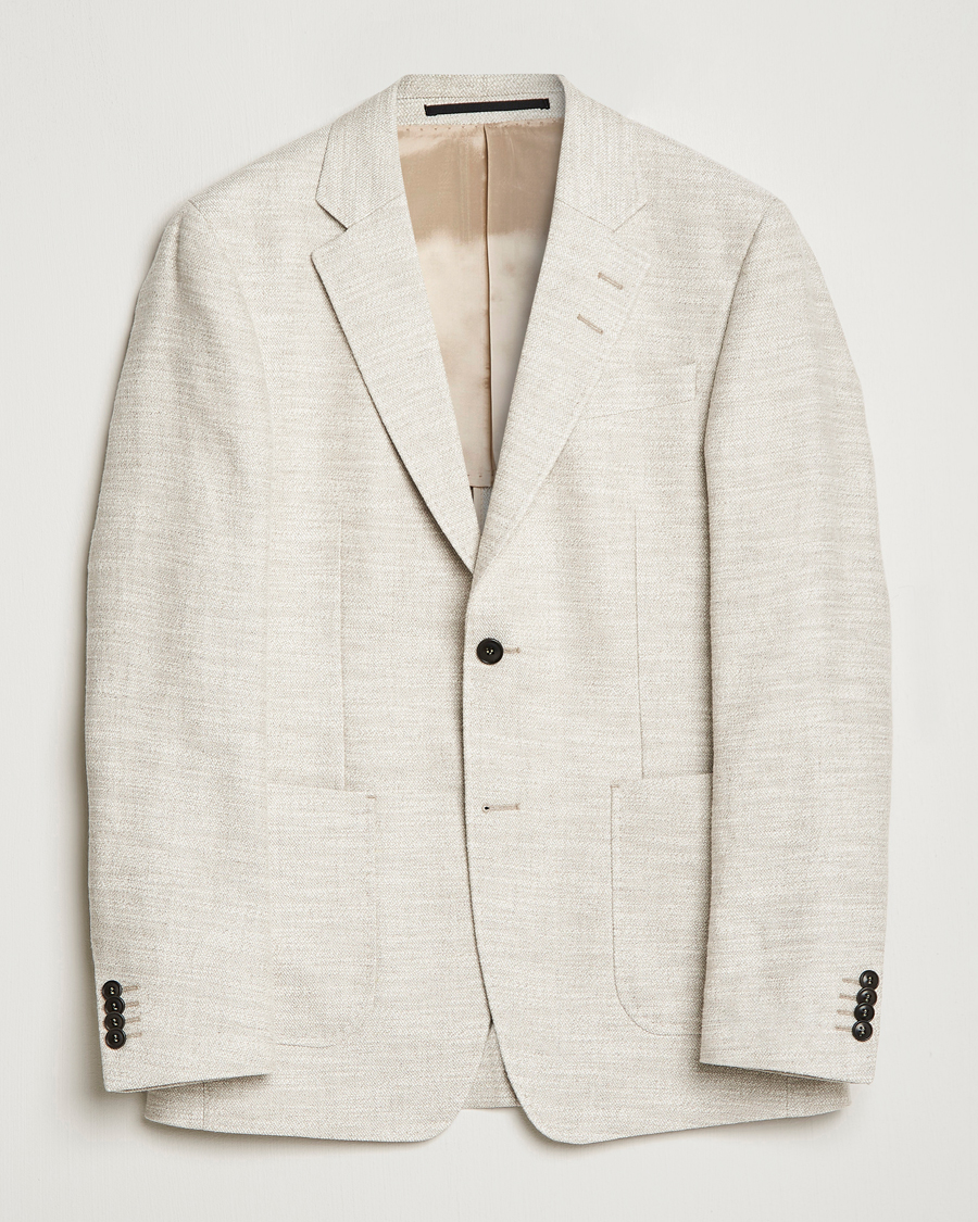 Herr | Kavajer | Tiger of Sweden | Jeffery Hampa Cotton Jacket Light Ivory