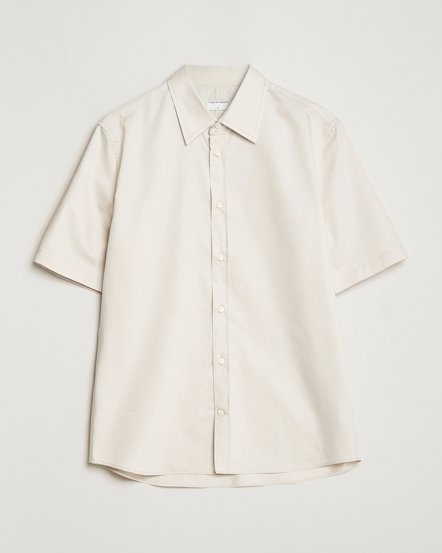 Herr | Skjortor | Tiger of Sweden | Enree Lyocell Shirt Light Ivory