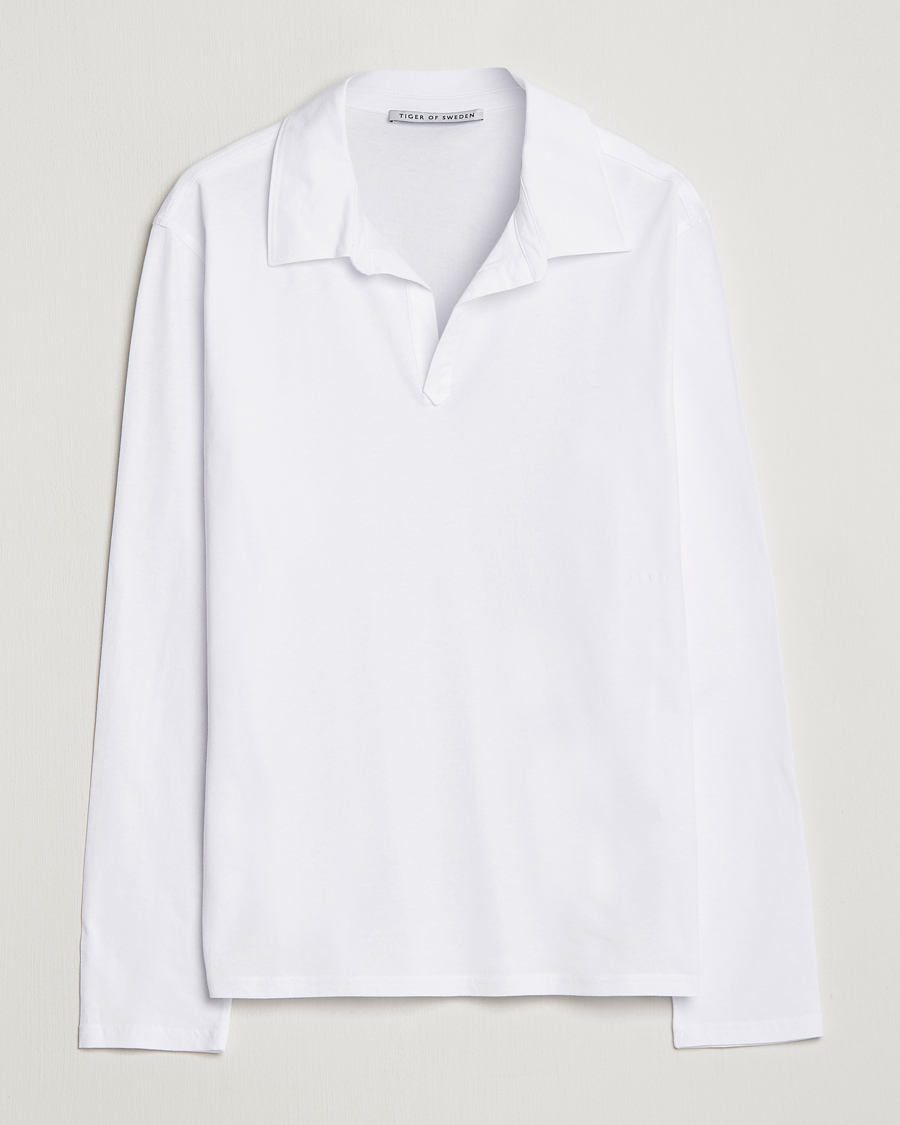 Herr | T-Shirts | Tiger of Sweden | Truane Organic Cotton T-Shirt Pure White