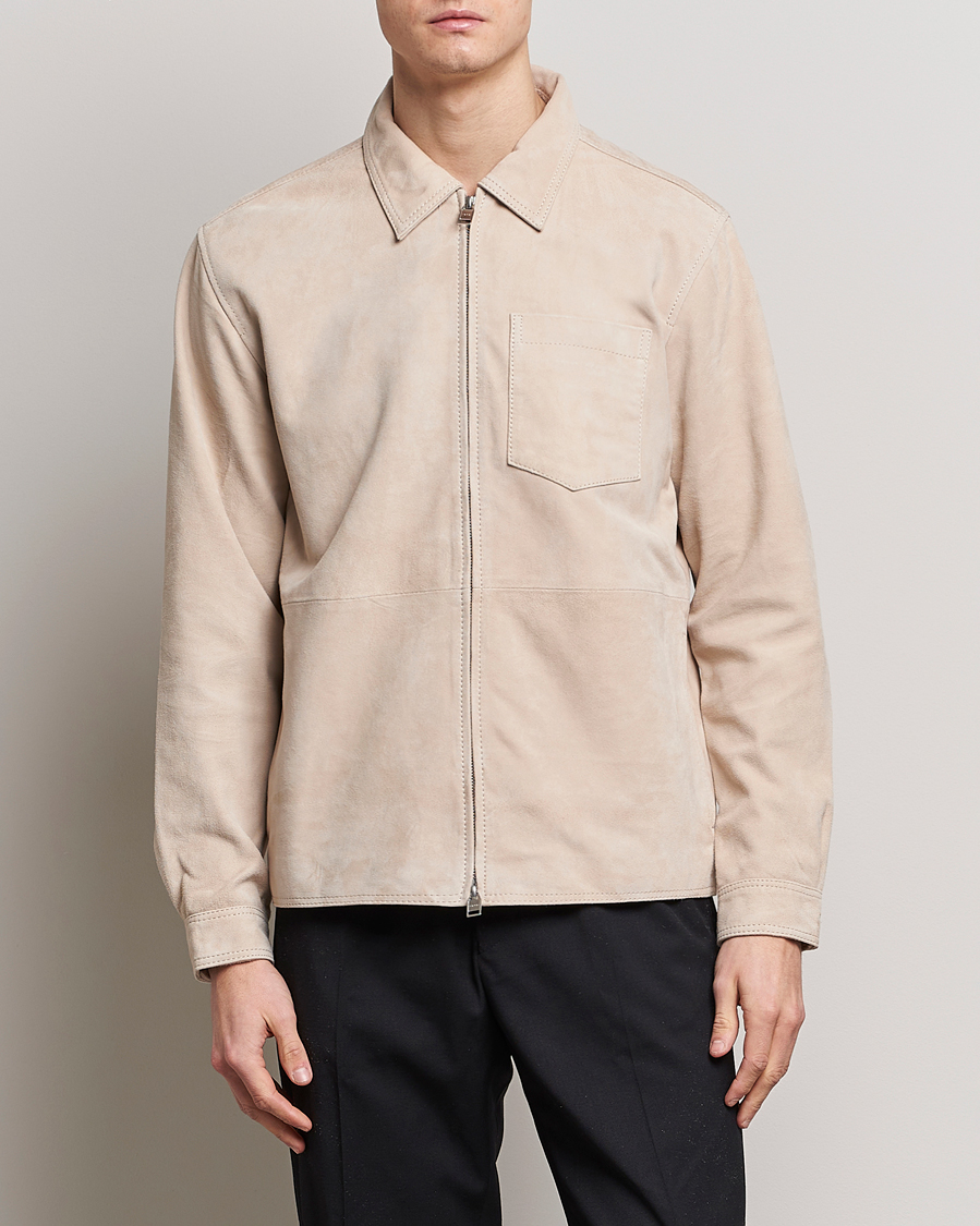 Herr | Jackor | Tiger of Sweden | Lawson Suede Jacket Light Iory