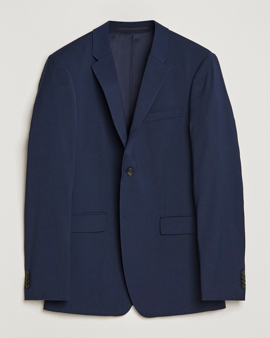Herr |  | Tiger of Sweden | Jerretts Wool Travel Suit Blazer Royal Blue