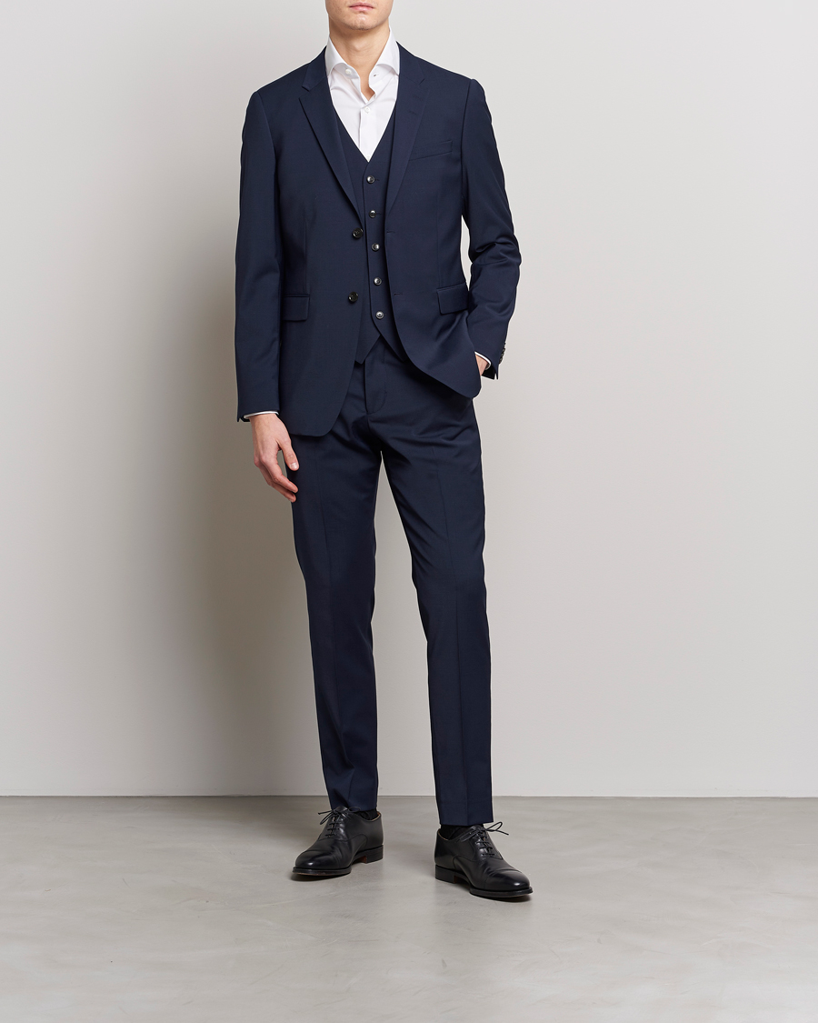 Herr | Kavajer | Tiger of Sweden | Jerretts Wool Travel Suit Blazer Royal Blue